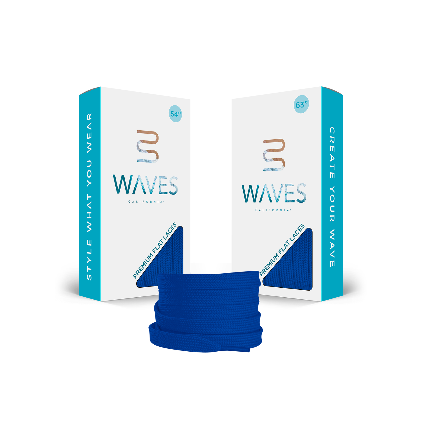 Royal Blue Premium Flat Laces