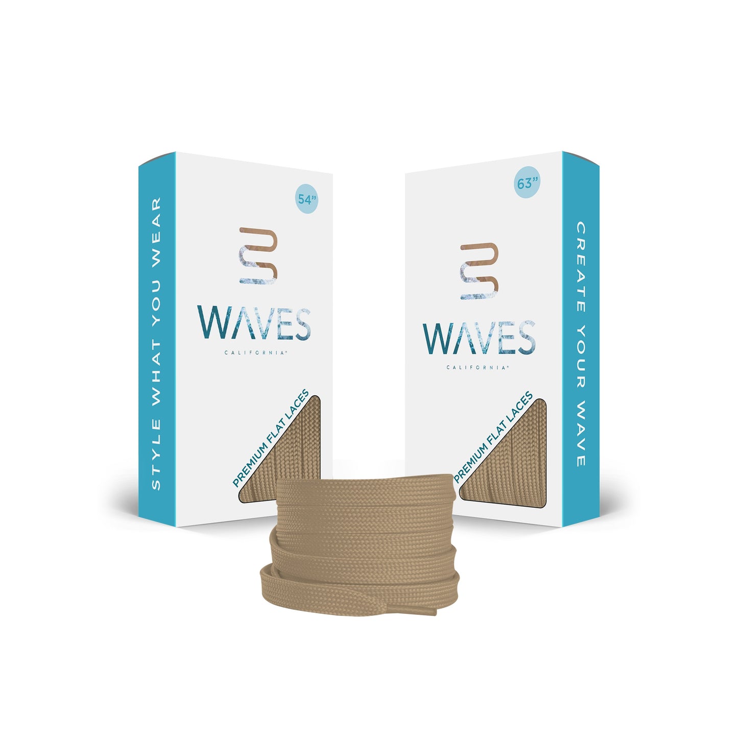 Sand Premium Flat Laces