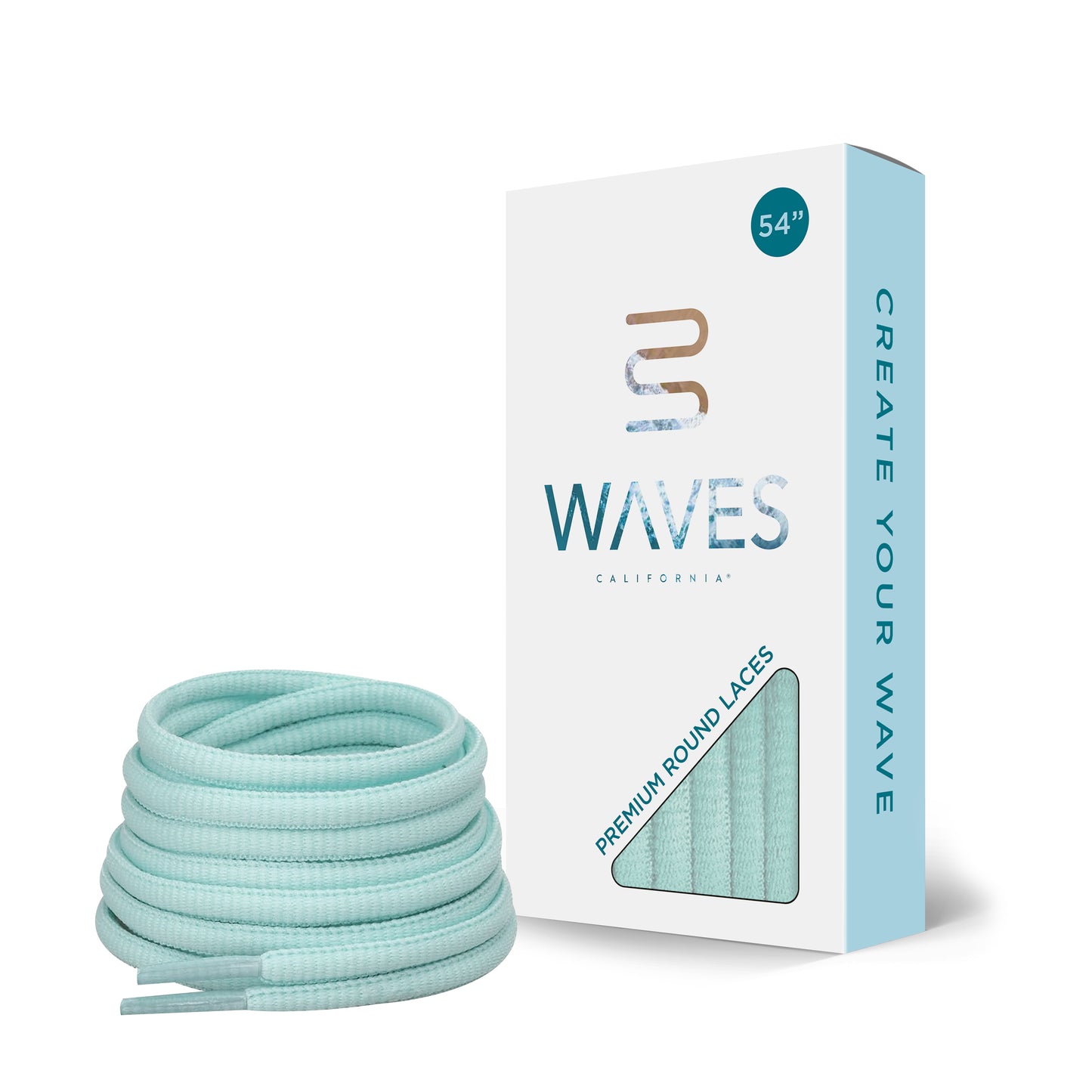 Diamond Blue Premium Round Laces