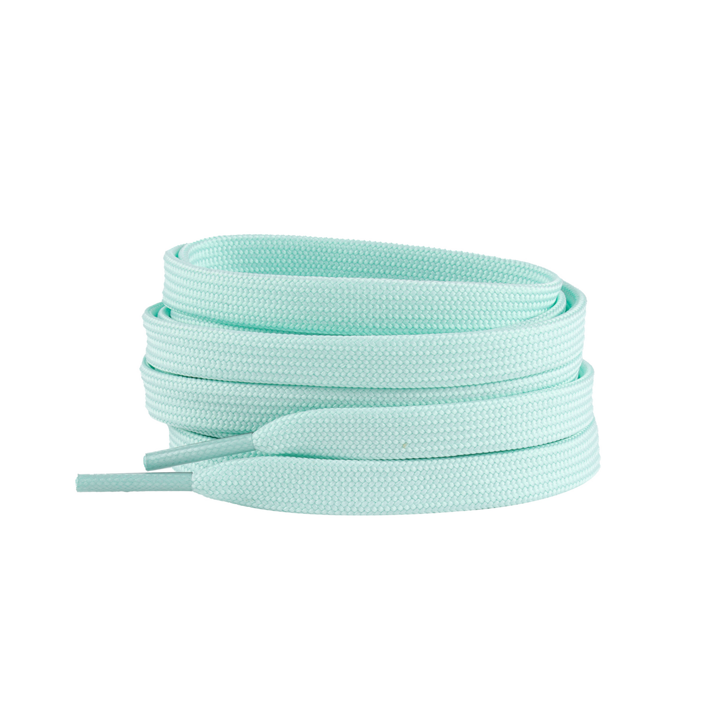 Mint Green Premium Flat Laces