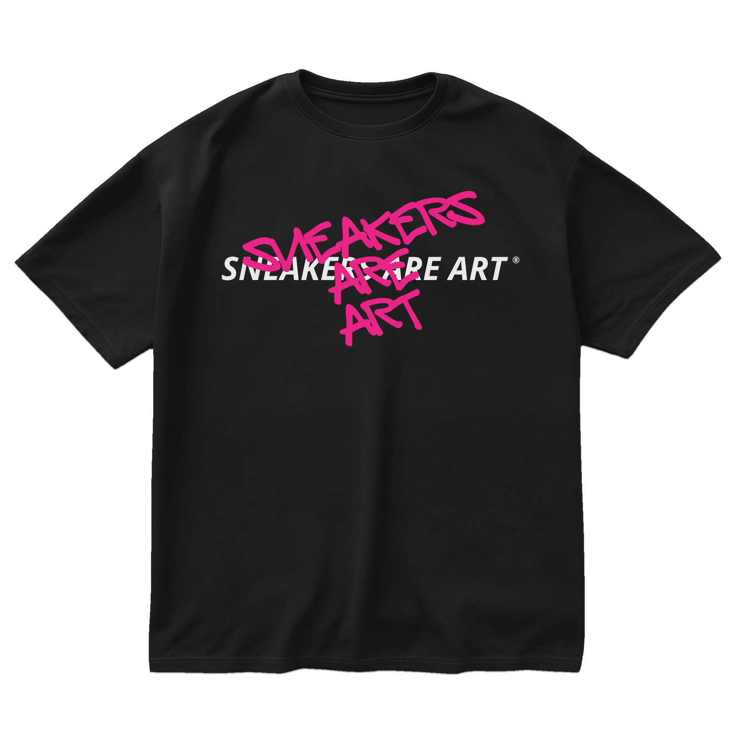 Sneakers Are Art "Graffiti" Ladies OS Jersey Crop Tee