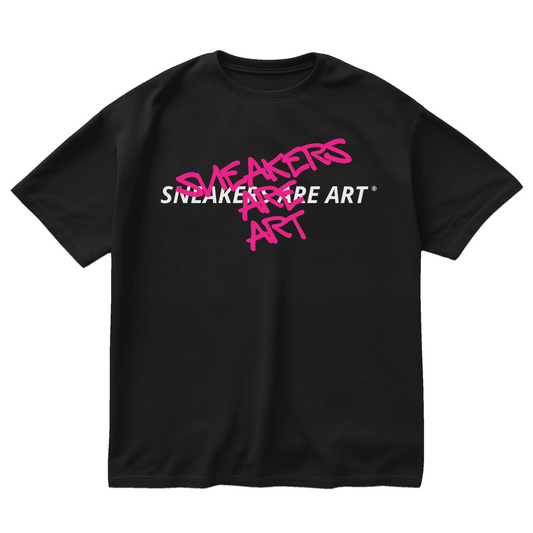 Sneakers Are Art "Graffiti" Ladies OS Jersey Crop Tee